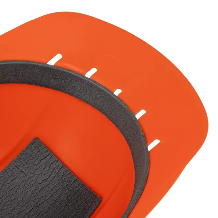 Каскетка защитная "Стиль", пластиковая, оранжевая Сибртех 89169 купить в Нижневартовске