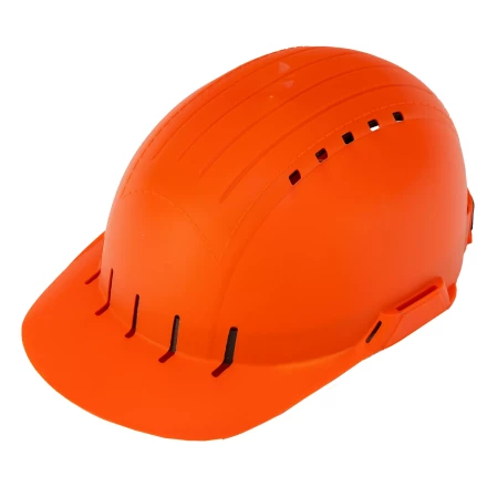 Каскетка защитная "Стиль", пластиковая, оранжевая Сибртех 89169 купить в Нижневартовске