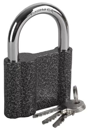 Замок ЗУБР навесной, металлический корпус, закаленная дужка, 80мм 3712-80 купить в Нижневартовске