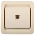 Розетка СВЕТОЗАР "ГАММА" телефонная одинарная, цвет бежевый SV-54117-B купить в Нижневартовске