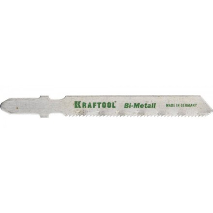 Полотна KRAFTOOL, T118AF, для эл/лобзика, Bi-Metall, по металлу (1,5-2мм), EU-хвост., шаг 1,2мм, 55мм, 2шт 159555-1,2 купить в Нижневартовске