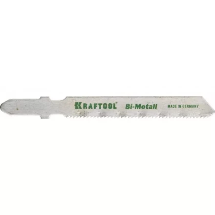 Полотна KRAFTOOL, T118AF, для эл/лобзика, Bi-Metall, по металлу (1,5-2мм), EU-хвост., шаг 1,2мм, 55мм, 2шт 159555-1,2 купить в Нижневартовске