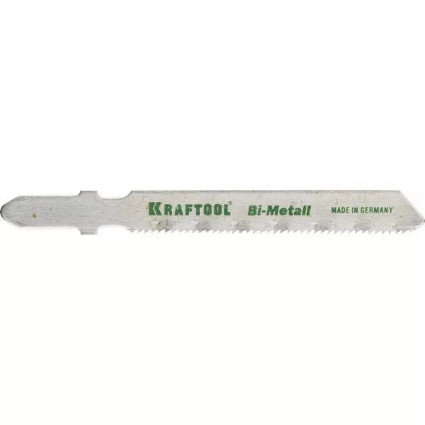 Полотна KRAFTOOL, T118AF, для эл/лобзика, Bi-Metall, по металлу (1,5-2мм), EU-хвост., шаг 1,2мм, 55мм, 2шт 159555-1,2 купить в Нижневартовске