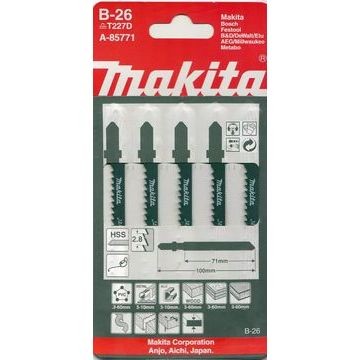 Пилки ( 5 шт.) A-85771  100х75х2,8 мм HSS фиг/рез,универс. Makita купить в Нижневартовске