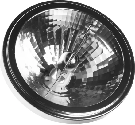 Лампа галогенная СВЕТОЗАР алюм. отражатель, угол 24гр, цоколь G53, диаметр 111мм, 75Вт, 12В SV-44747-24 купить в Нижневартовске