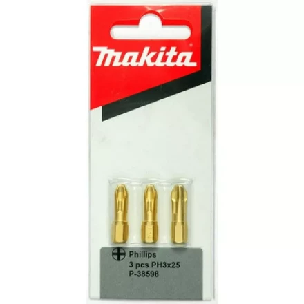 Биты Makita PH3 25мм 3шт, алмазные (P-38598) купить в Нижневартовске