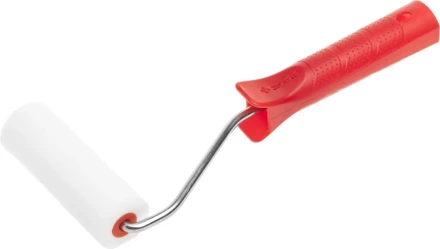 Мини-валик ЗУБР "МАСТЕР" "ПОРОЛОН" мелкий, ролик с ручкой, ручка 6мм, d=35 (втулка 15)/100мм 03538-10 купить в Нижневартовске