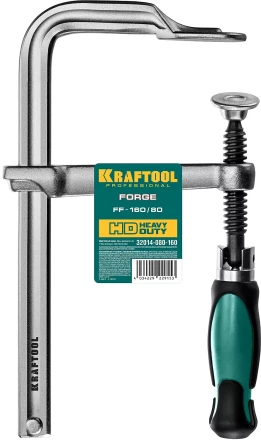 Струбцина KRAFTOOL FORGE тип F,цельнокованая 32014-080-160 купить в Нижневартовске