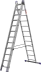 Лестницы алюминиевые трехсекционные серия ЭКСПЕРТ купить в Нижневартовске