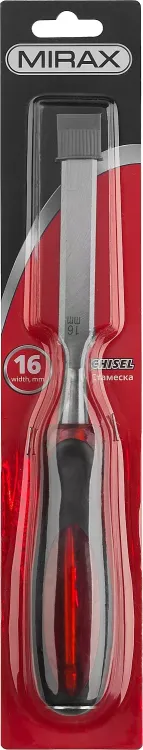 Стамеска MIRAX с двухкомпонентной прозрачной рукояткой, 16мм 1810-16 купить в Нижневартовске