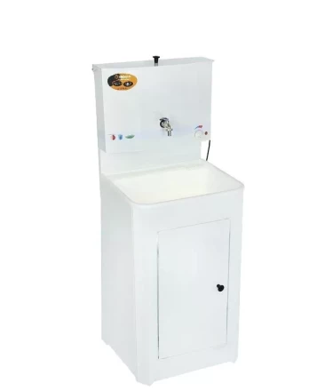 Умывальник дачный с подогревом ЛЮКС Вихрь пластик белый купить в Нижневартовске
