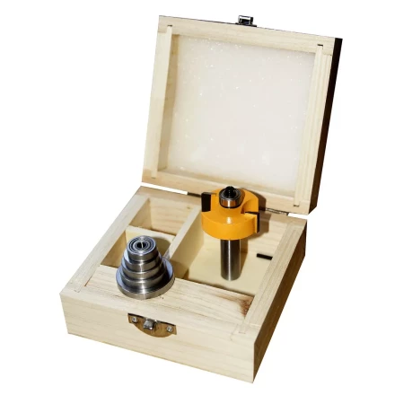 Набор фрез кромочных фальцевых 6 подшипников хвостовик 12 мм 46329 купить в Нижневартовске