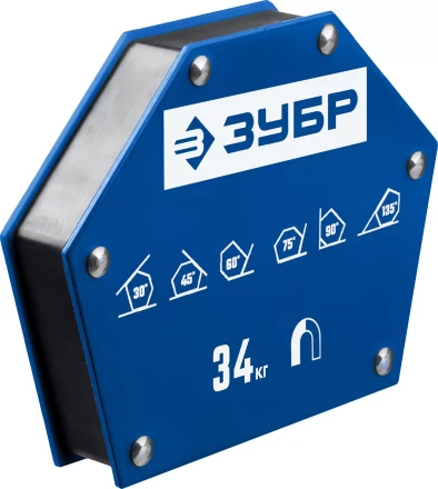 ЗУБР УМ-6, 34 кг, угольник магнитный для сварочных работ, Профессионал (40055-34) купить в Нижневартовске