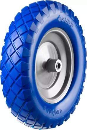 Колесо ЗУБР "ПРОФЕССИОНАЛ" полиуретановое, 380мм, посадочный размер 16мм 39912-2 купить в Нижневартовске