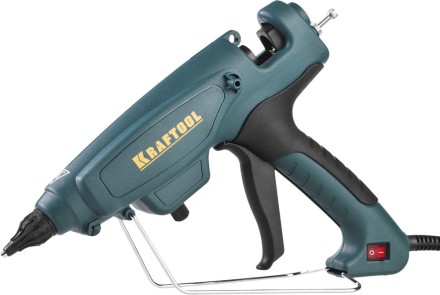 Пистолет клеевой (термоклеящий) &quot;PRO&quot;, KRAFTOOL 06843-300-12, электр, двухкомп корпус, регулятор темп, выход клея 1,5 кг/час, d=12мм, 300Вт 06843-300-12 купить в Нижневартовске