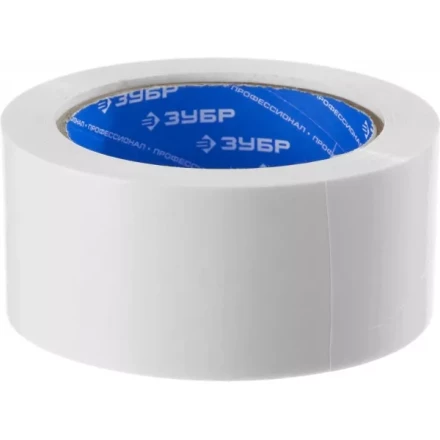 Армированная лента, ЗУБР "ПРОФЕССИОНАЛ" 12092-50-25, универсальная, влагостойкая, 48мм х 25м, белая 12092-50-25 купить в Нижневартовске