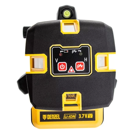 Лазерный уровень LX 05 Red, 20 м, 635 нм, аккумулятор Li 5200 mAh, резьба 5/8" Denzel 35071 купить в Нижневартовске