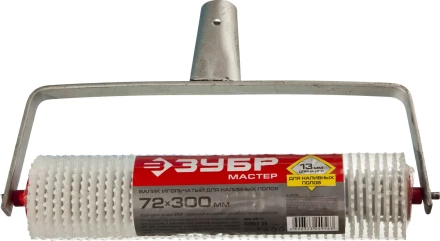 Валик игольчатый ЗУБР "МАСТЕР" для наливных полов на металлической рамке, под удлинитель, пластмассовые иглы 13мм, 72х300мм 03952-30 купить в Нижневартовске