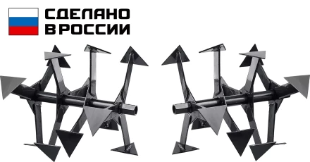 ЗУБР Ф-1, НЕХ 23, фрезы гусиные лапки для мотоблоков (707108-1) купить в Нижневартовске